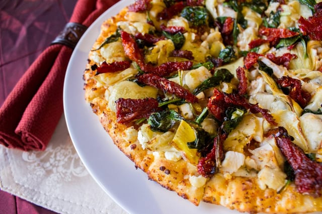 Greek Slice Pizza.
