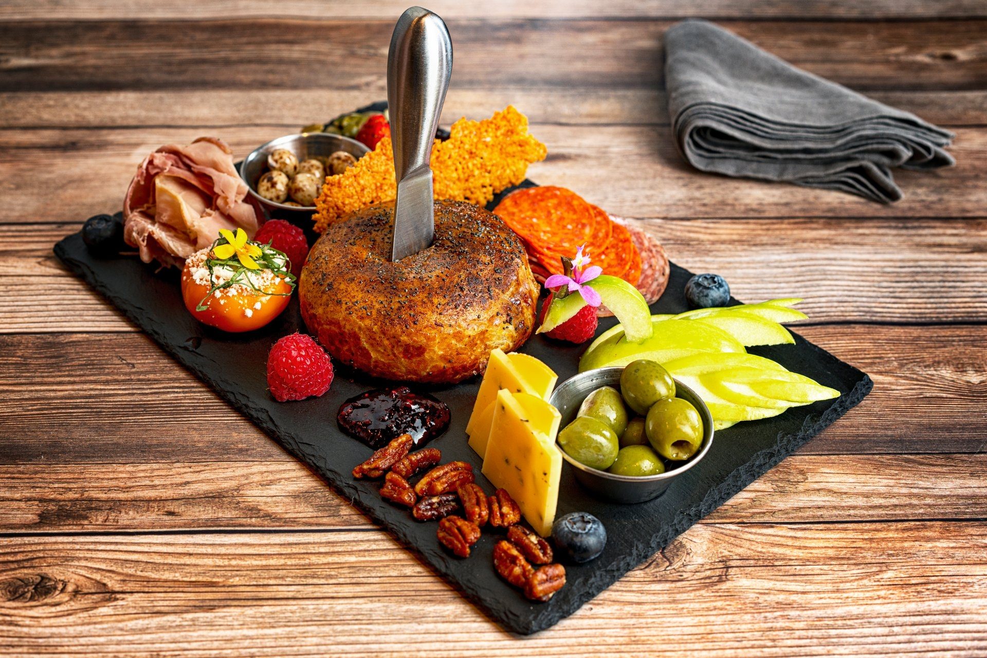 Baked Brie Charcuteire.