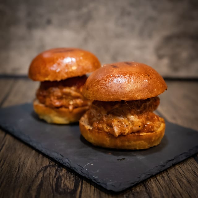 Bbq Pork Sliders.
