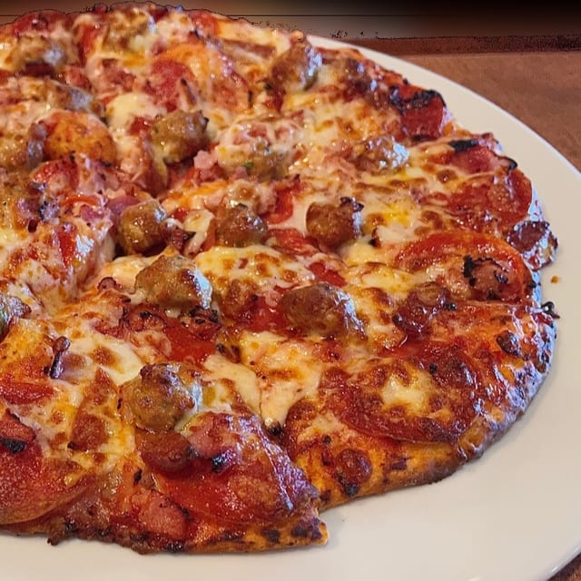 All Meat Pizza.