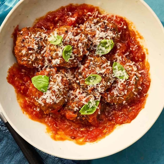 Meatball marinara.