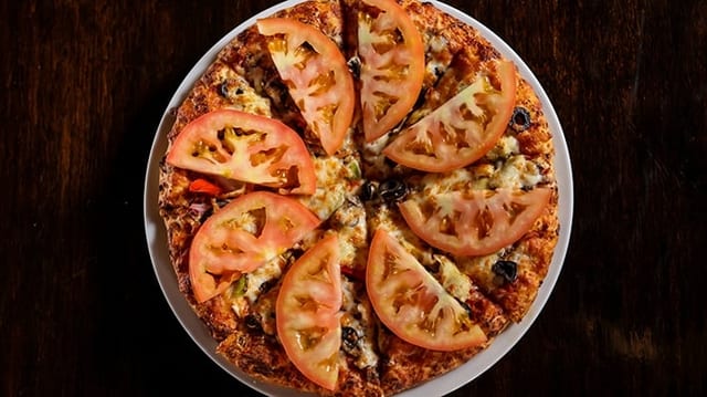 Vegetarian or Vegan Pizza.