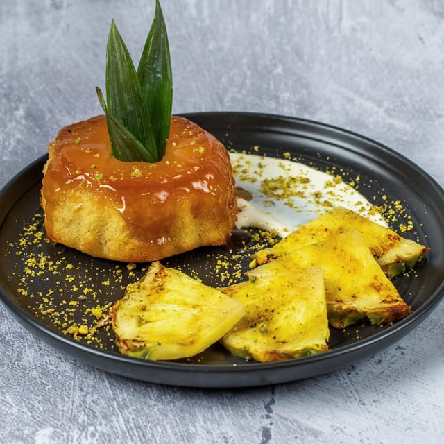 Upside-Down Pineapple Cake.