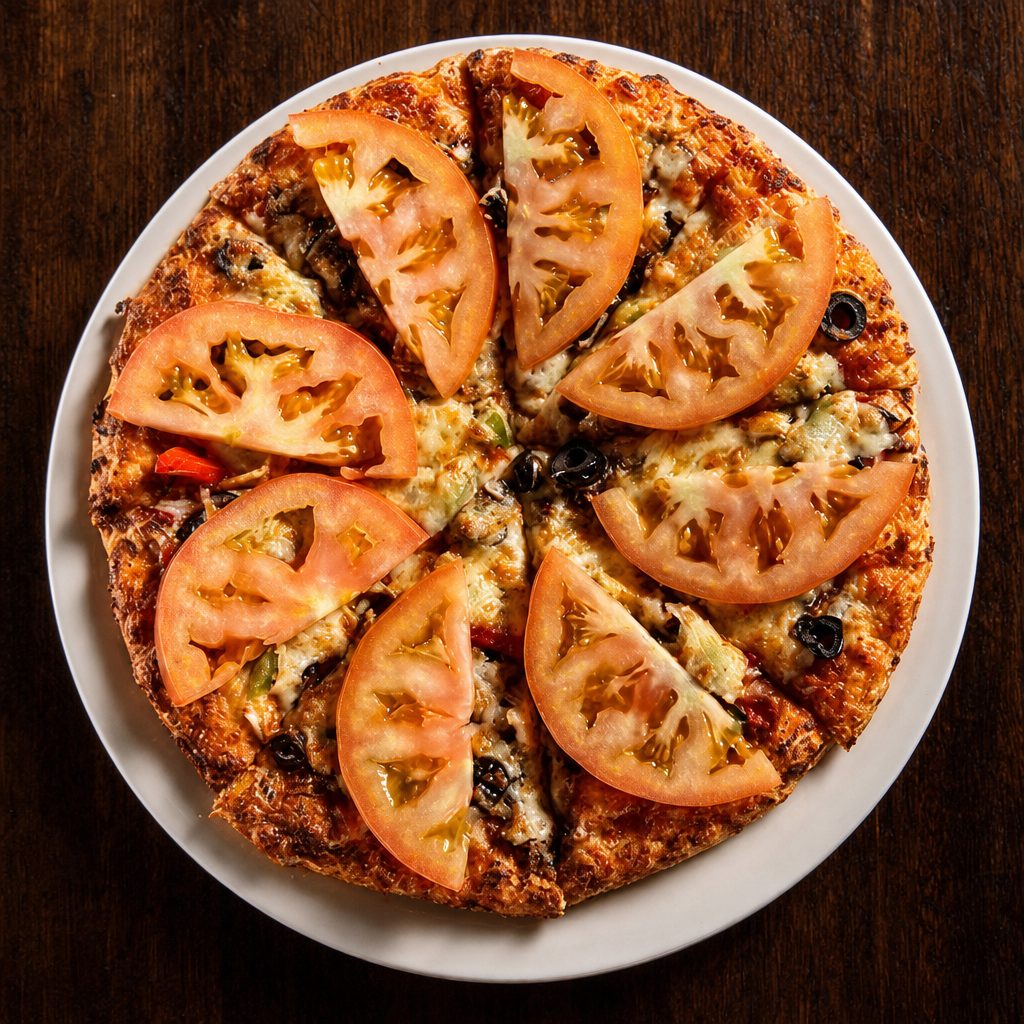 Vegetarian or Vegan Pizza.