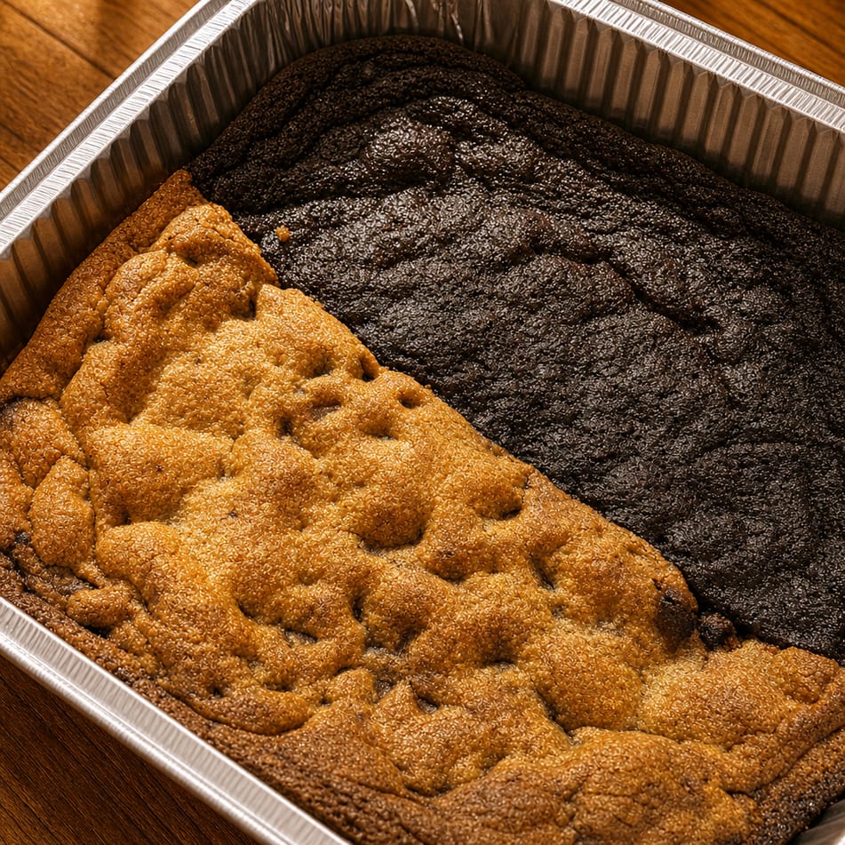 Family Pizza Brookie.