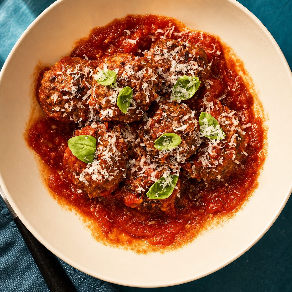 Meatball marinara.