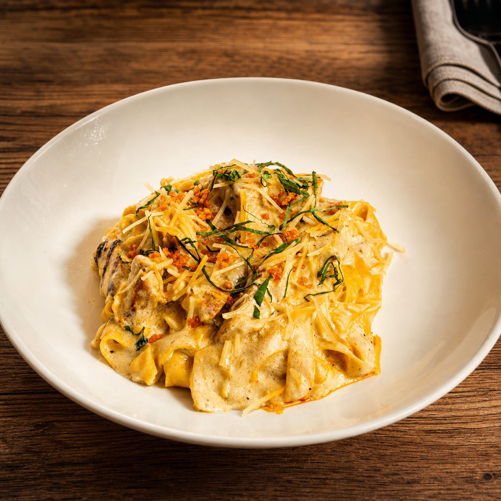 Fettuccine Pasta.