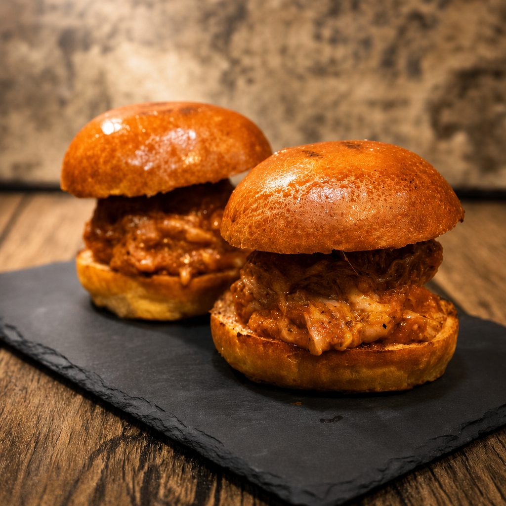 Bbq Pork Sliders.