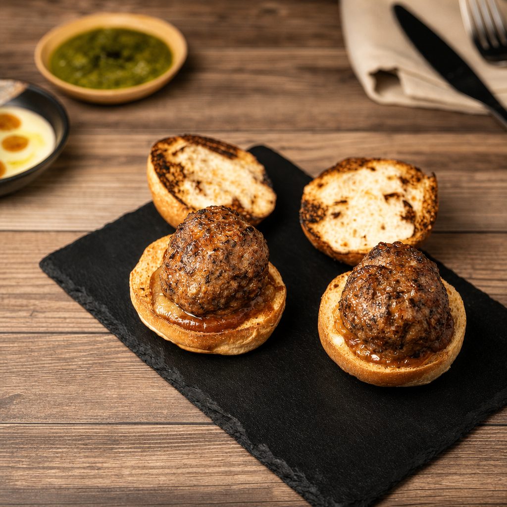 Meatball Sliders.